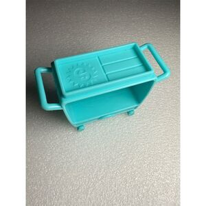 Shopkins Teal Blue Mini Shopping Cart Accessory Moose Toys Playset Piece